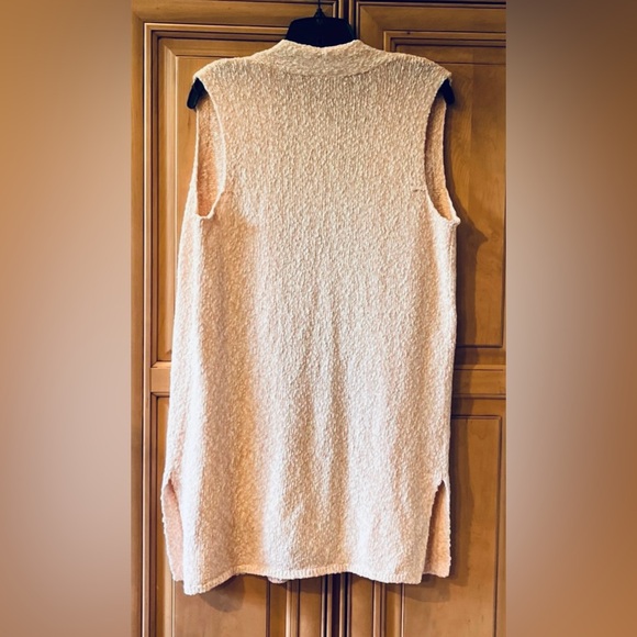 NWT Loft Sleeveless Open Front Long Cardigan - Picture 4 of 7